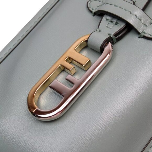 Auth FENDI Smartphone case holder Phone holder Pale green leather - Picture 13 of 16